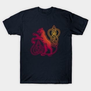 Celtic Lioness (Red/Gold) T-Shirt